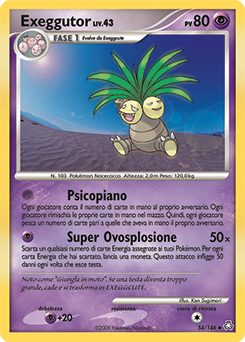 Exeggutor 054/146 — Il Risveglio dei Miti (Italian Pokémon TCG card)