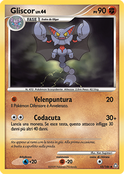 Gliscor 055/146 — Il Risveglio dei Miti (Italian Pokémon TCG card)