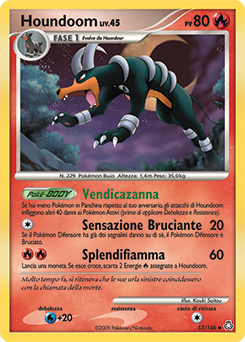 Houndoom 057/146 — Il Risveglio dei Miti (Italian Pokémon TCG card)