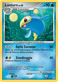 Lanturn 058/146 — Il Risveglio dei Miti (Italian Pokémon TCG card)
