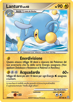 Lanturn 059/146 — Il Risveglio dei Miti (Italian Pokémon TCG card)
