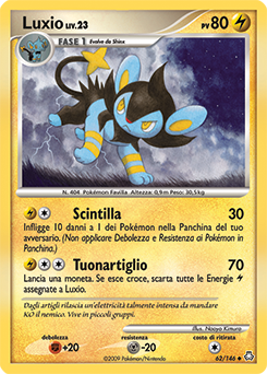 Luxio 062/146 — Il Risveglio dei Miti (Italian Pokémon TCG card)