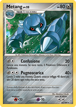 Metang 065/146 — Il Risveglio dei Miti (Italian Pokémon TCG card)