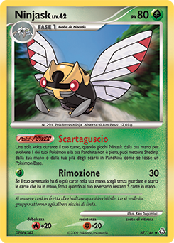 Ninjask 067/146 — Il Risveglio dei Miti (Italian Pokémon TCG card)