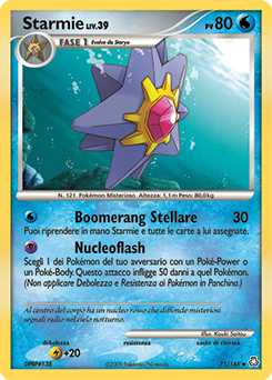 Starmie 071/146 — Il Risveglio dei Miti (Italian Pokémon TCG card)