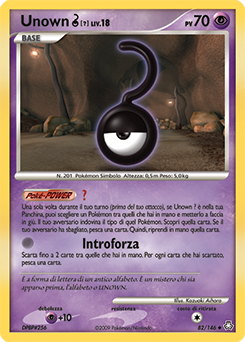 Unown ? 082/146 — Il Risveglio dei Miti (Italian Pokémon TCG card)