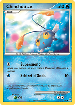 Chinchou 087/146 — Il Risveglio dei Miti (Italian Pokémon TCG card)