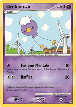 Drifloon 092/146 — Il Risveglio dei Miti (Italian Pokémon TCG card)