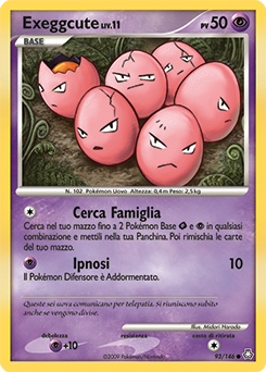 Exeggcute 093/146 — Il Risveglio dei Miti (Italian Pokémon TCG card)