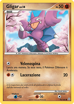 Gligar 095/146 — Il Risveglio dei Miti (Italian Pokémon TCG card)