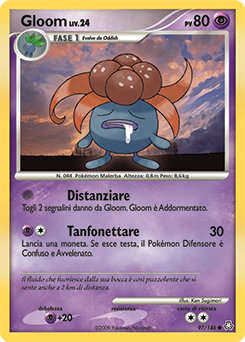 Gloom 097/146 — Il Risveglio dei Miti (Italian Pokémon TCG card)