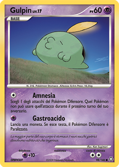 Gulpin 098/146 — Il Risveglio dei Miti (Italian Pokémon TCG card)