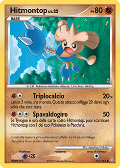 Hitmontop 101/146 — Il Risveglio dei Miti (Italian Pokémon TCG card)