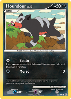 Houndour 103/146 — Il Risveglio dei Miti (Italian Pokémon TCG card)