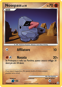 Nosepass 109/146 — Il Risveglio dei Miti (Italian Pokémon TCG card)