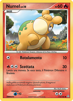 Numel 110/146 — Il Risveglio dei Miti (Italian Pokémon TCG card)