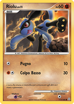 Riolu 117/146 — Il Risveglio dei Miti (Italian Pokémon TCG card)