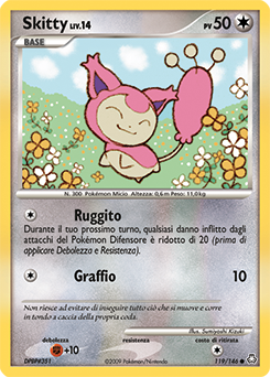 Skitty 119/146 — Il Risveglio dei Miti (Italian Pokémon TCG card)