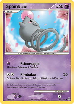 Spoink 121/146 — Il Risveglio dei Miti (Italian Pokémon TCG card)