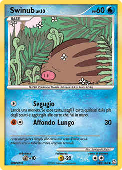 Swinub 123/146 — Il Risveglio dei Miti (Italian Pokémon TCG card)