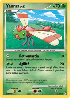 Yanma 128/146 — Il Risveglio dei Miti (Italian Pokémon TCG card)