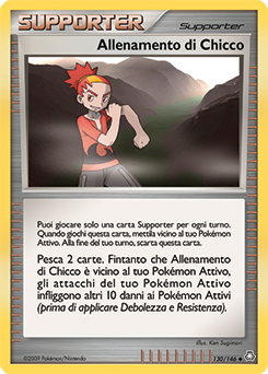 Buck's Training 130/146 — Il Risveglio dei Miti (Italian Pokémon TCG card)