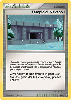 Snowpoint Temple 134/146 — Il Risveglio dei Miti (Italian Pokémon TCG card)