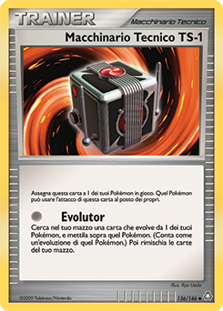 Technical Machine TS-1 136/146 — Il Risveglio dei Miti (Italian Pokémon TCG card)