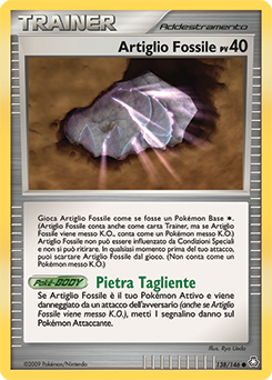 Claw Fossil 138/146 — Il Risveglio dei Miti (Italian Pokémon TCG card)
