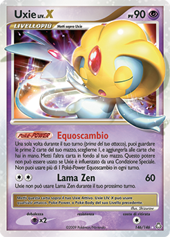 Uxie LV.X 146/146 — Il Risveglio dei Miti (Italian Pokémon TCG card)