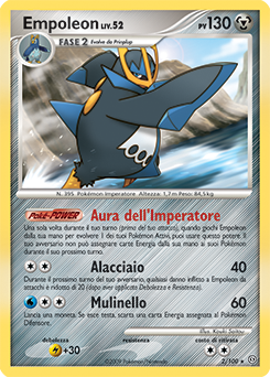 Empoleon 002/106 — Fronte Di Tempesta (Italian Pokémon TCG card)