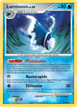 Lumineon 004/106 — Fronte Di Tempesta (Italian Pokémon TCG card)