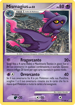 Mismagius 007/106 — Fronte Di Tempesta (Italian Pokémon TCG card)