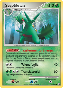 Sceptile 010/106 — Fronte Di Tempesta (Italian Pokémon TCG card)