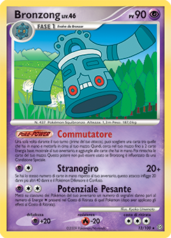Bronzong 013/106 — Fronte Di Tempesta (Italian Pokémon TCG card)