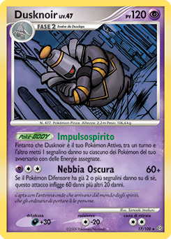 Dusknoir 017/106 — Fronte Di Tempesta (Italian Pokémon TCG card)