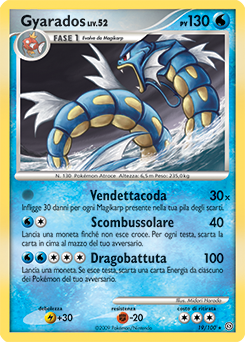 Gyarados 019/106 — Fronte Di Tempesta (Italian Pokémon TCG card)