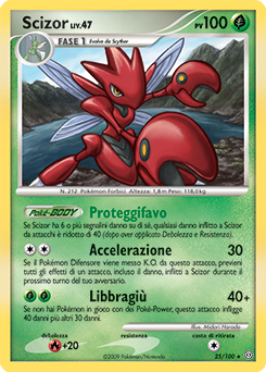 Scizor 025/106 — Fronte Di Tempesta (Italian Pokémon TCG card)
