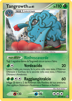 Tangrowth 029/106 — Fronte Di Tempesta (Italian Pokémon TCG card)