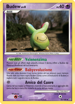 Budew 033/106 — Fronte Di Tempesta (Italian Pokémon TCG card)
