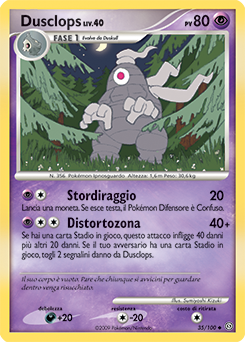 Dusclops 035/106 — Fronte Di Tempesta (Italian Pokémon TCG card)
