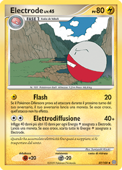 Electrode 037/106 — Fronte Di Tempesta (Italian Pokémon TCG card)