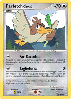 Farfetch'd 038/106 — Fronte Di Tempesta (Italian Pokémon TCG card)