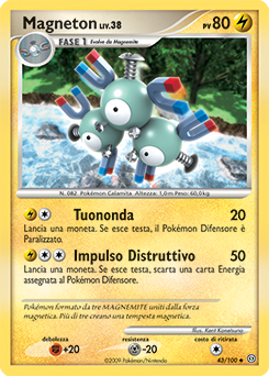 Magneton 043/106 — Fronte Di Tempesta (Italian Pokémon TCG card)