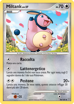 Miltank 044/106 — Fronte Di Tempesta (Italian Pokémon TCG card)