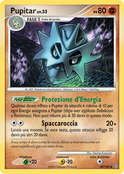 Pupitar 047/106 — Fronte Di Tempesta (Italian Pokémon TCG card)