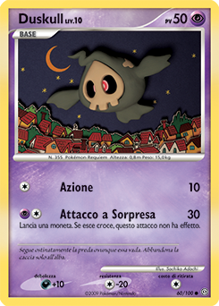 Duskull 060/106 — Fronte Di Tempesta (Italian Pokémon TCG card)