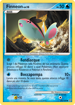 Finneon 061/106 — Fronte Di Tempesta (Italian Pokémon TCG card)