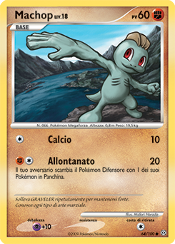 Machop 064/106 — Fronte Di Tempesta (Italian Pokémon TCG card)