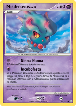 Misdreavus 068/106 — Fronte Di Tempesta (Italian Pokémon TCG card)